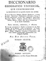     Diccionario Geografico Universal, 1795