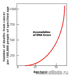 Вода человеческом теле несет информацию долголетии Рис Возможная связь между накапливанием ошибок